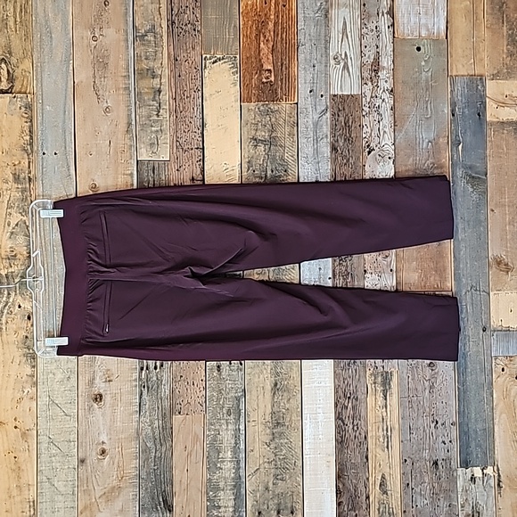 Athleta Brooklyn Lined Mid Rise Pant Spiced Cabernet O Petite - Picture 4 of 4